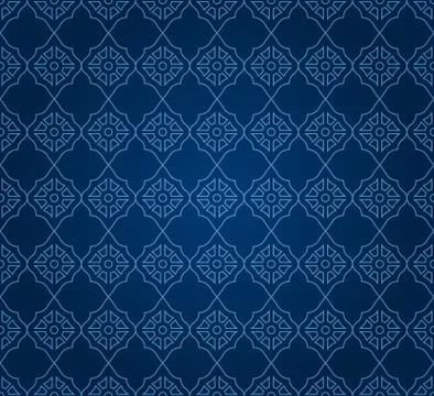Arabic geometric seamless pattern. Ethnic modern background in Islamic style Stock Illustration