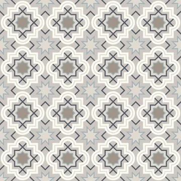 Arabic geometry, Tangled Moroccan Pattern, seamless vector background. Stock Illustration