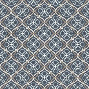 Arabic geometry, Tangled Moroccan Pattern, seamless vector background. Stock Illustration