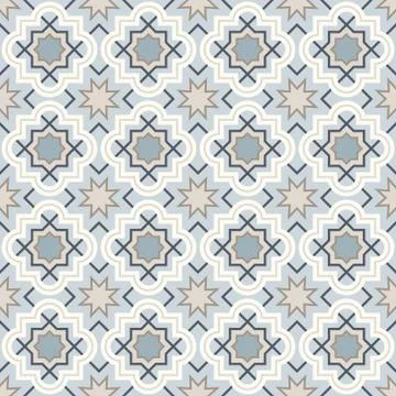 Arabic geometry, Tangled Moroccan Pattern, seamless vector background. イラスト素材