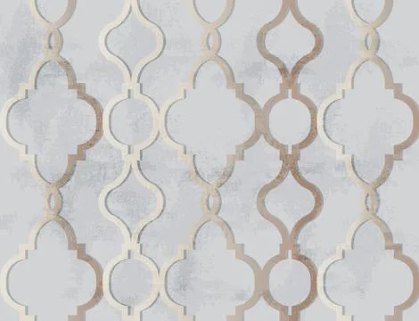 Arabic golden ornament pattern background Vector. Luxury elegant glossy color 스톡 일러스트