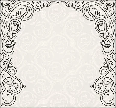 Arabic greeting vector background. Arch Muslim mosque Stock Illustration