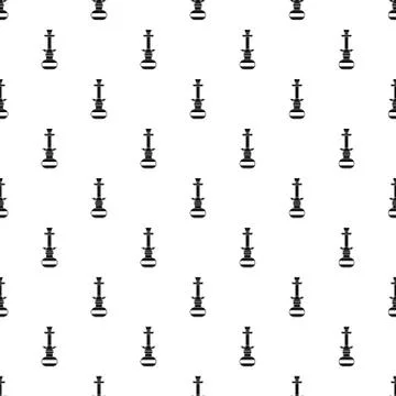 Arabic hookah pattern Stock Illustration