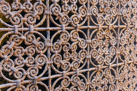 Arabic iron pattern, oriental islamic ornament. Moroccan tile, or Moroccan Foto stock