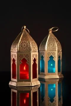 Arabic / Islamic Lantern for Ramadan / Eid Celebrations Stock Photos