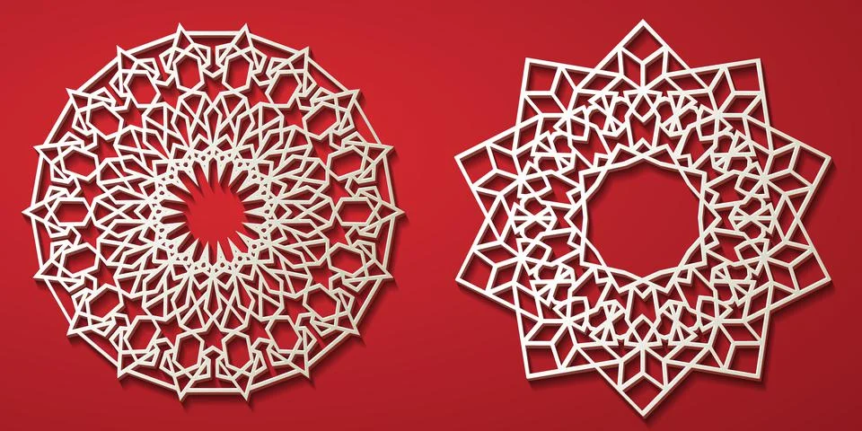 Arabic islamic pattern for decorative design. Islamic decorative background Stock Illustration