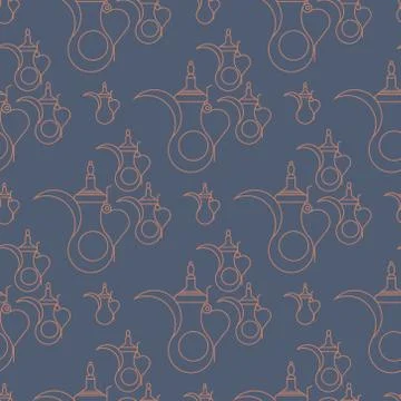 Arabic kettle pattern Stock-Illustration