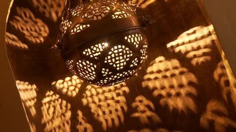 Arabic Lamp Stock Footage 11472735