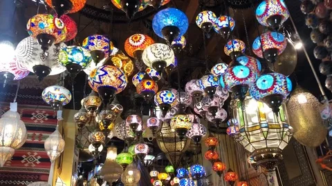 Arabic lamps, Turkish Stock Footage 124159498