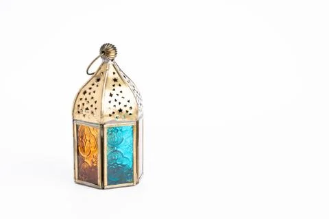 Arabic lantern isolated Stock Photos