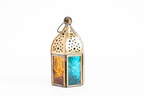 Arabic lantern isolated Stock Photos