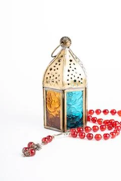Arabic lantern isolated Stock Photos