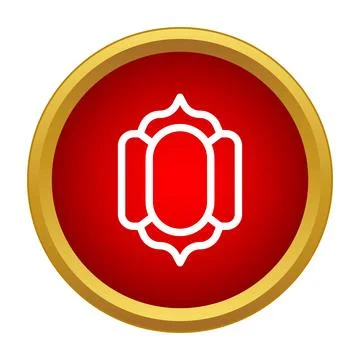 Arabic lantern or lamp icon vector illustration 스톡 일러스트