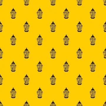 Arabic lantern pattern vector Stockillustratie
