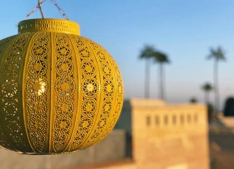 Arabic lantern Foto stock