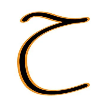 Arabic letter vector illustration design Stock Illustration