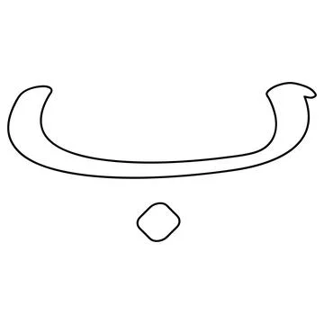Arabic letter vector illustration design Stock Illustration
