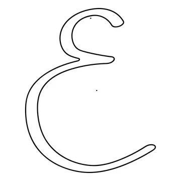 Arabic letter vector illustration design Stock Illustration