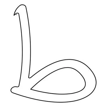 Arabic letter vector illustration design Stock Illustration