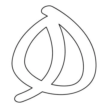 Arabic letter vector illustration design Stock Illustration