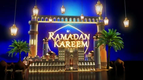 Arabic Logo After Effects stock