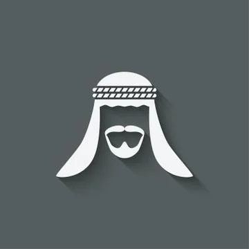 Arabic man avatar Stock-Illustration