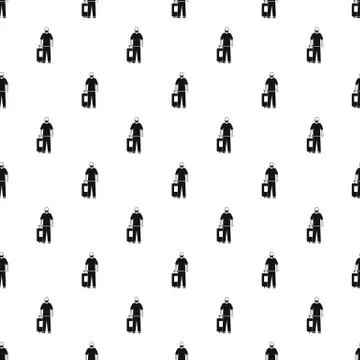 Arabic man pattern Stock Illustration