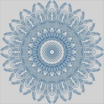 Arabic mandala Stock Illustration