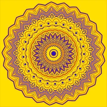 Arabic mandala Stock Illustration