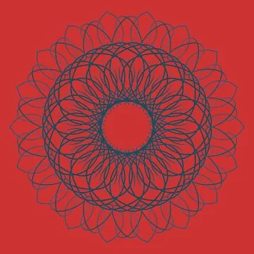 Arabic mandala Stock Illustration