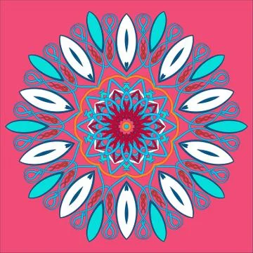 Arabic mandala 스톡 일러스트