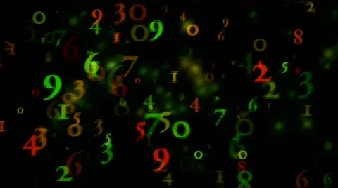 Arabic numbers Video stock 821924