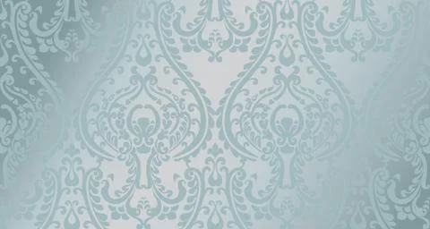 Arabic ornament pattern background Vector. Blue glossy color decors イラスト素材