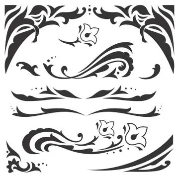 Arabic ornaments Illustrazione stock