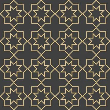 Arabic ornaments. Patterns, backgrounds and wallpapers for your design Stock Illustration