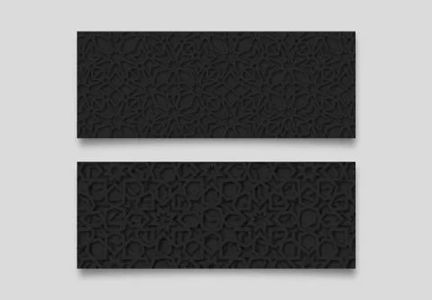 Arabic pattern background. Islamic ornament vector. イラスト素材