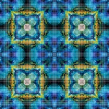 Arabic pattern background, islamic ornament. arabic tile, or arabic zellij .. Stock Illustration