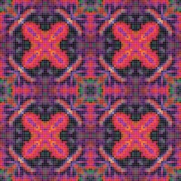 Arabic pattern background, islamic ornament. arabic tile, or arabic zellij .. Stock Illustration