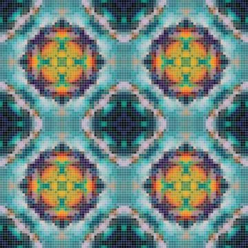 Arabic pattern background, islamic ornament. arabic tile, or arabic zellij .. Stock Illustration