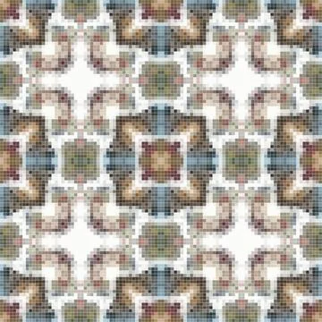 Arabic pattern background, islamic ornament. arabic tile, or arabic zellij .. Stock Illustration