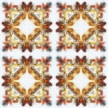 Arabic pattern background, islamic ornament. arabic tile, or arabic zellij .. Illustrazione stock