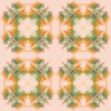 Arabic pattern background, islamic ornament. arabic tile, or arabic zellij .. Stock Illustration