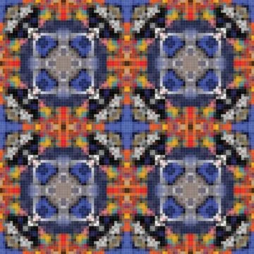 Arabic pattern background, islamic ornament. arabic tile, or arabic zellij .. Stock Illustration