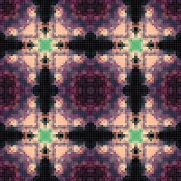 Arabic pattern background, islamic ornament. arabic tile, or arabic zellij .. Illustrazione stock