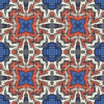 Arabic pattern background, islamic ornament, arabic tile or arabic zellij, .. Stock Illustration