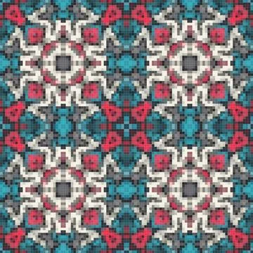 Arabic pattern background, islamic ornament, arabic tile or arabic zellij, .. Illustrazione stock
