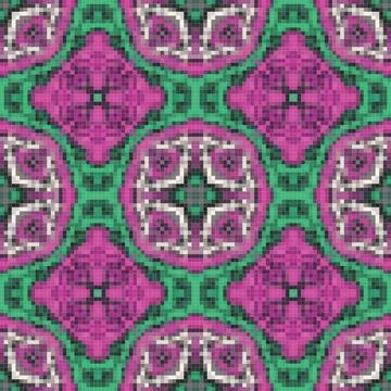 Arabic pattern background, islamic ornament, arabic tile or arabic zellij, .. Illustrazione stock