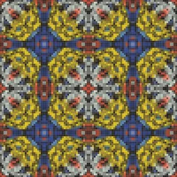 Arabic pattern background, islamic ornament, arabic tile or arabic zellij, .. Illustrazione stock