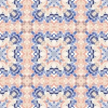 Arabic pattern background, islamic ornament, arabic tile or arabic zellij, .. Stock Illustration