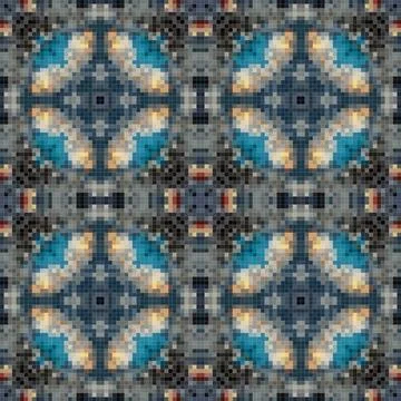Arabic pattern background, islamic ornament, arabic tile or arabic zellij, .. Illustrazione stock
